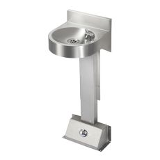 foot activated drinking fountain