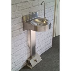 foot operated water bottle filler