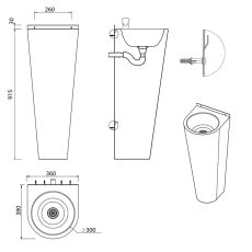 dimensions of aduklt height drinking water fountain