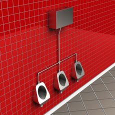 range of three bowl urinals