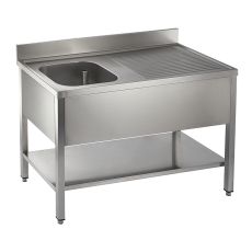 1200mm catering sink with right drainer