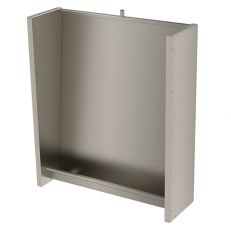 stainless steel floor recessed slab urinal