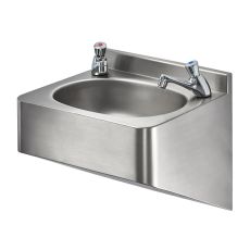 stainless steel security wash hand basin