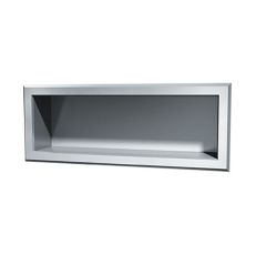 stainless steel recessed shelf