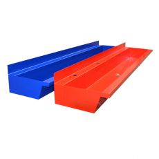 red and blue wash troughs