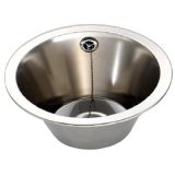 inset 340mm stainless steel basin