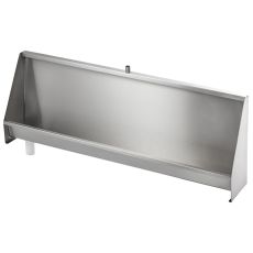 Stainless Steel Trough Urinals Up to 2400mm Long image