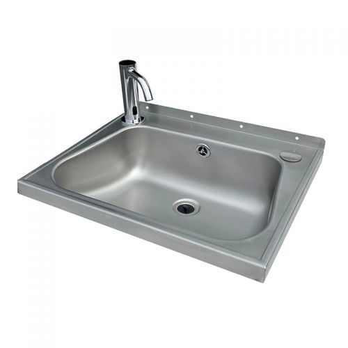Stainless Steel Wash Hand Basin With Sensor Tap