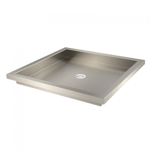 Stainless Steel Inset Shower Tray image