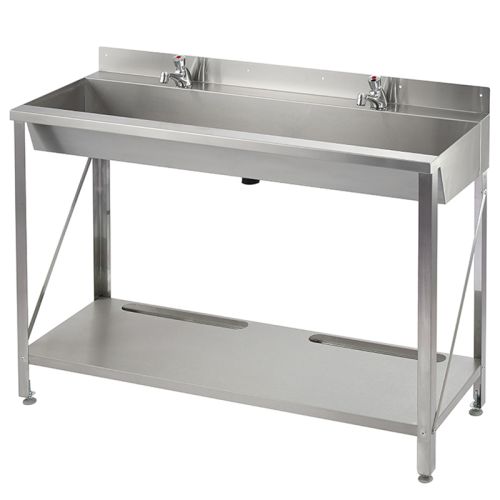 Stainless Steel Wash Trough With Frame image